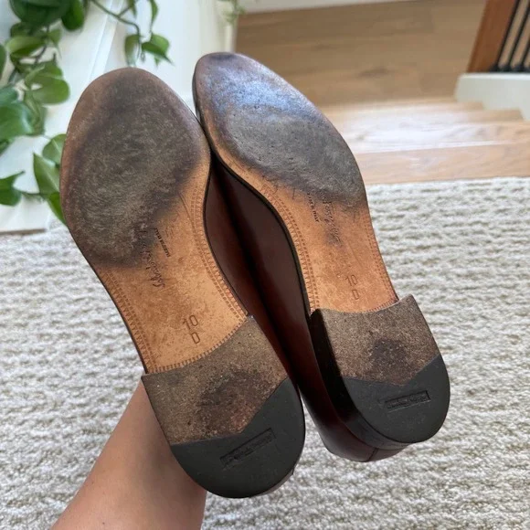 Salvatore Ferragamo Studio Leather Tassel‎ Loafers Men 10 ITALY